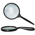 3x Bent Handle Hand-Held Magnifier w/ 4" Lens